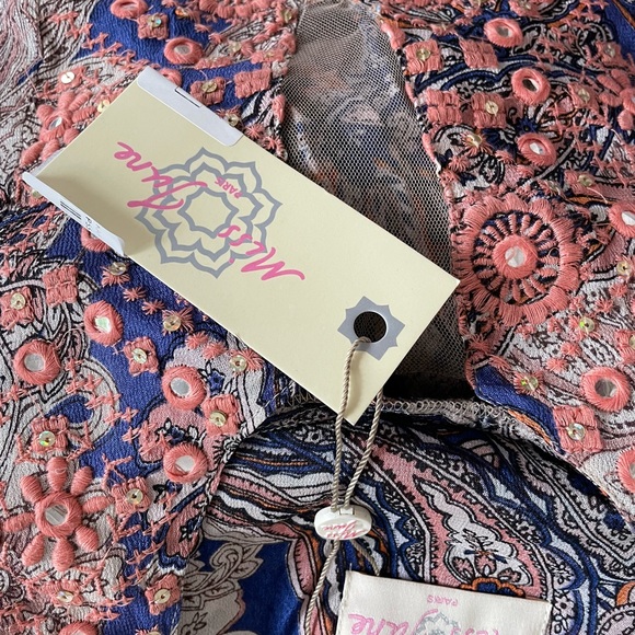 BNWT Miss June Namaskar Dress Kaftan Tunic - Picture 6 of 7